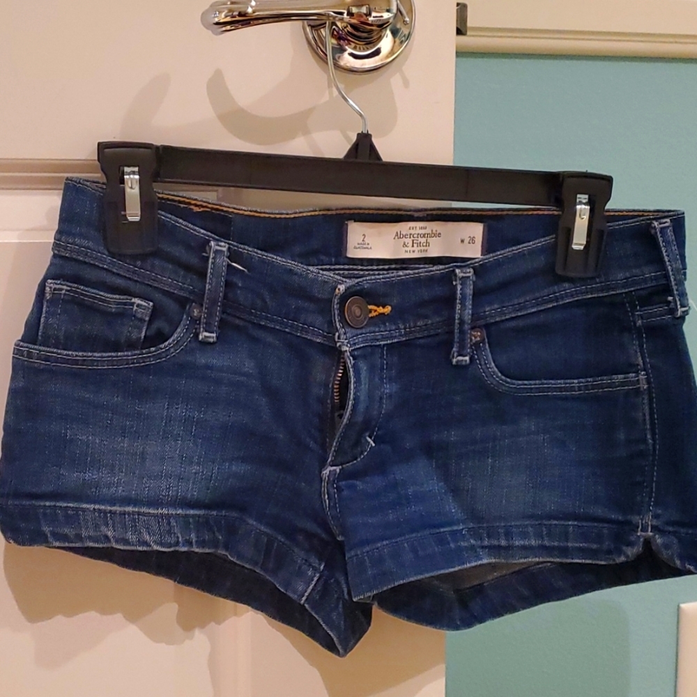 Abercrombie & Fitch Dark blue jeans shorts size 2